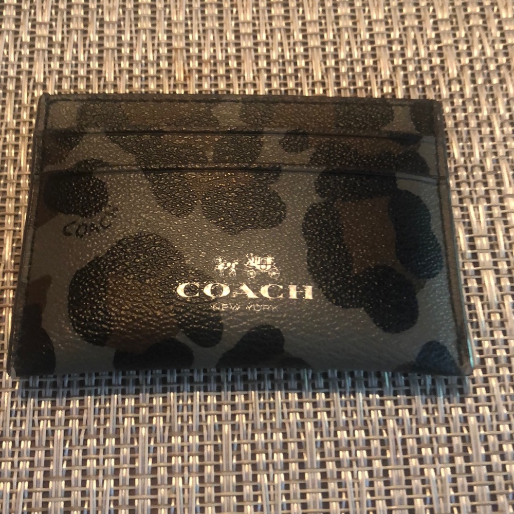 Coach card holder